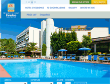 Tablet Screenshot of en.hotelparadiso.it