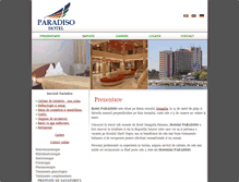 Tablet Screenshot of hotelparadiso.ro