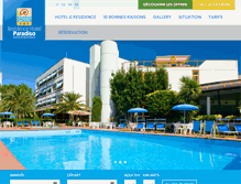 Tablet Screenshot of fr.hotelparadiso.it